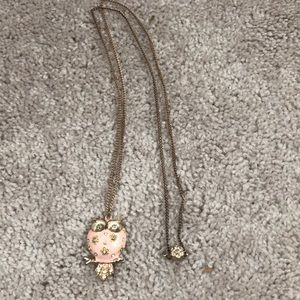 Long Owl Necklace